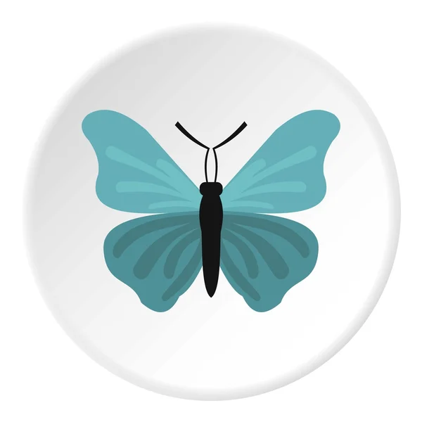 Pequeño icono de mariposa, estilo plano — Archivo Imágenes Vectoriales