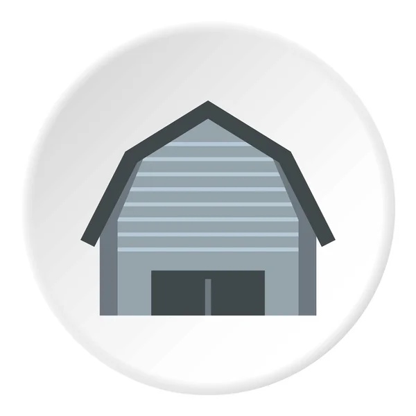 Vysoká garáže ikona, ploché styl — Stockový vektor