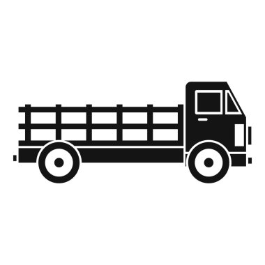 Kamyon simgesi, basit tarzı