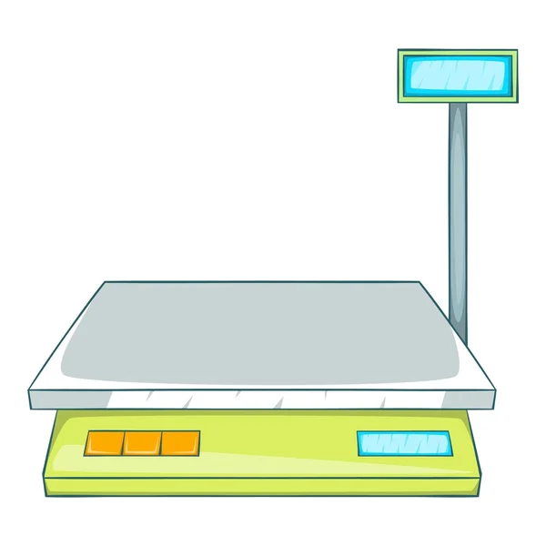 Banco escala icono, estilo de dibujos animados — Vector de stock