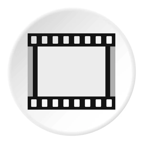 Filmstreifen-Ikone, flacher Stil — Stockvektor