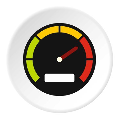 Hız göstergesi arama simgesi, düz stil