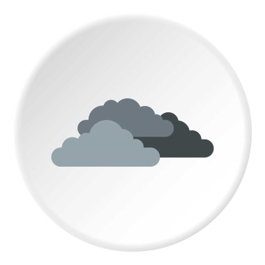 Bulutlar simgesi, düz stil