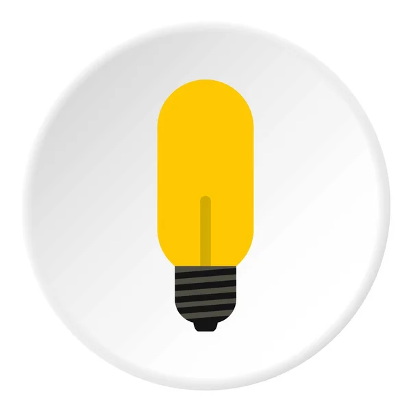 Halogenová lampa ikona, ploché styl — Stockový vektor