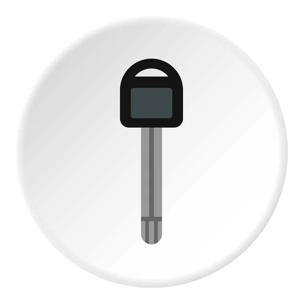 Icono de llave de coche, estilo plano — Vector de stock