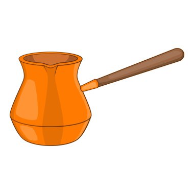 Cezve simgesi, karikatür tarzı