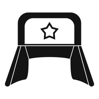 Güzelliğini simgesi, basit tarzı ile şapka