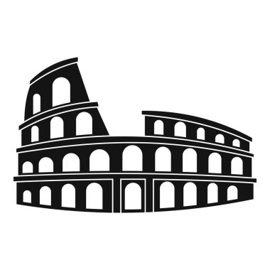 Roma Colosseum simgesi, basit tarzı