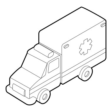 Ambulans simgesi, özet biçimi