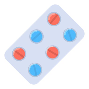 Hapları simgesi, düz stil