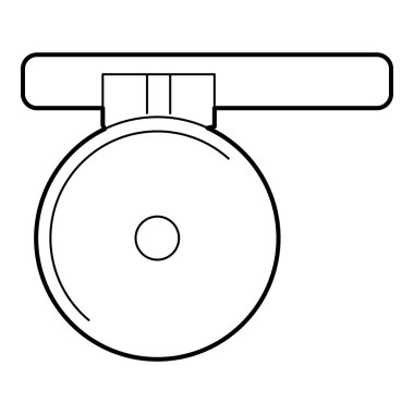 Far reflektör simgesi, anahat stili
