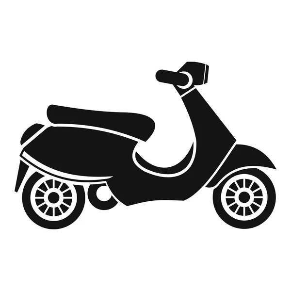 Vespa scooter simgesi, basit tarzı — Stok Vektör