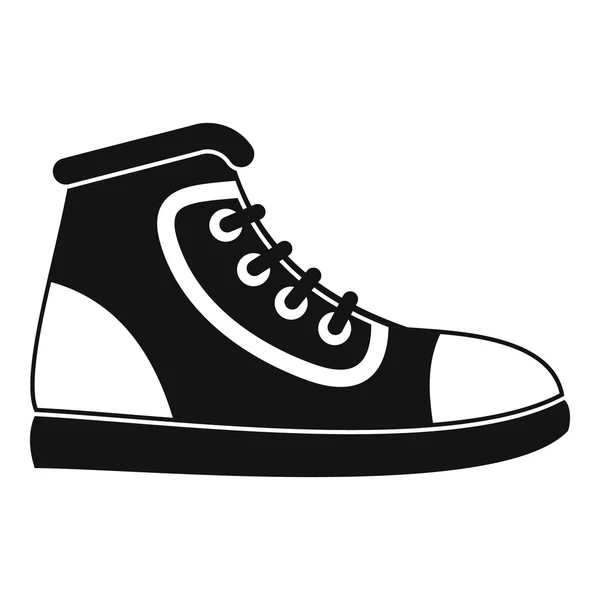 Icône de chaussure de sport, style simple — Image vectorielle