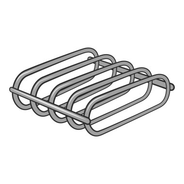 Bisiklet simge, gri tek renkli stil için otopark