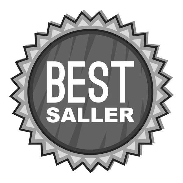Bestseller-Ikone, grau-monochromer Stil — Stockvektor