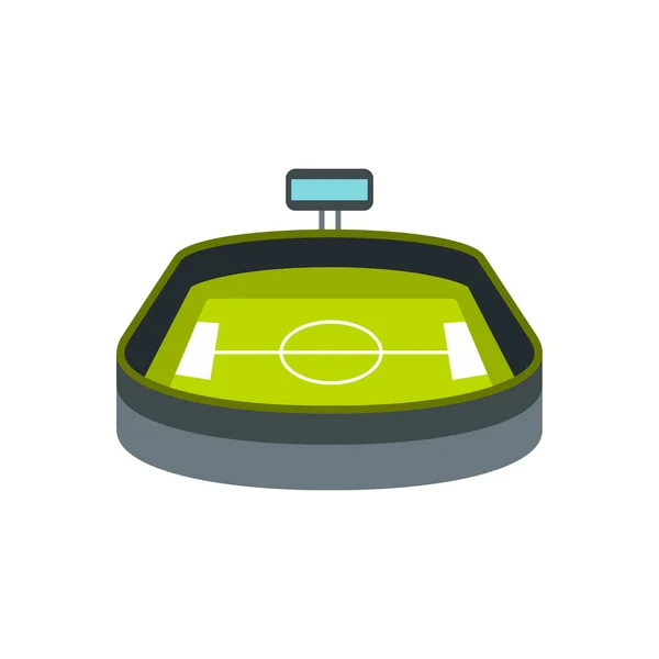 Icône du stade dans le style plat — Image vectorielle