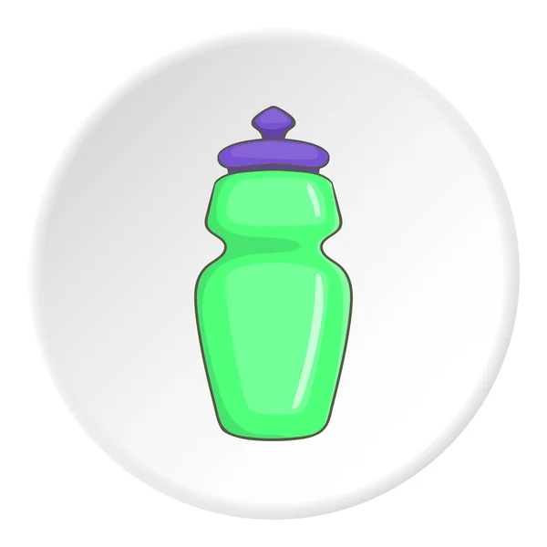 Icono de botella de agua, estilo plano — Vector de stock