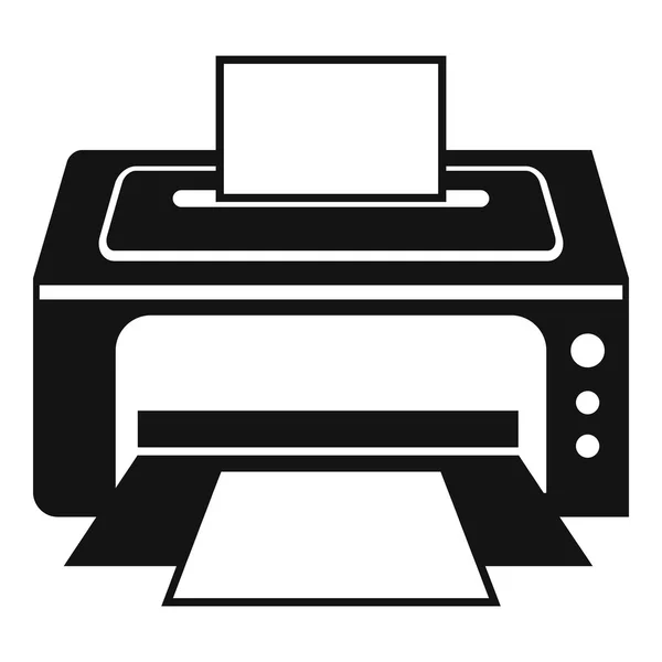 Піктограма принтера, простий стиль — стоковий вектор