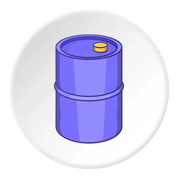 Icono de barril de petróleo, estilo de dibujos animados — Vector de stock