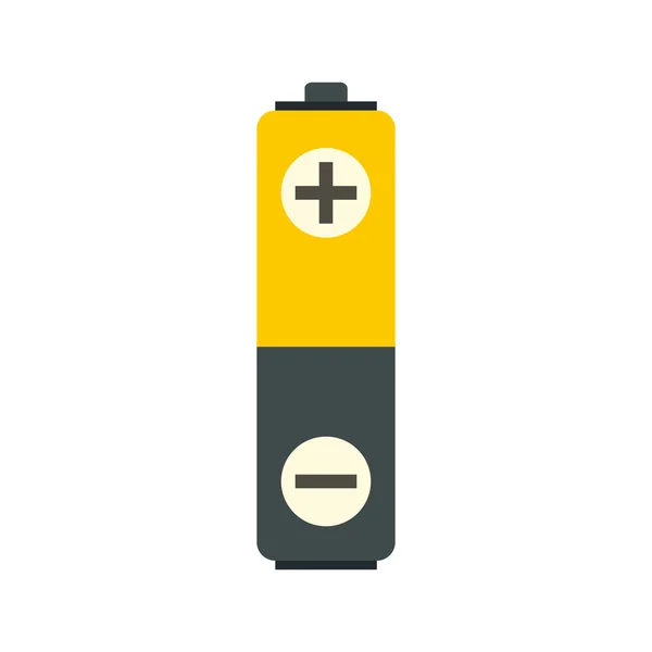 Battery icon in flat style — Stock Vector