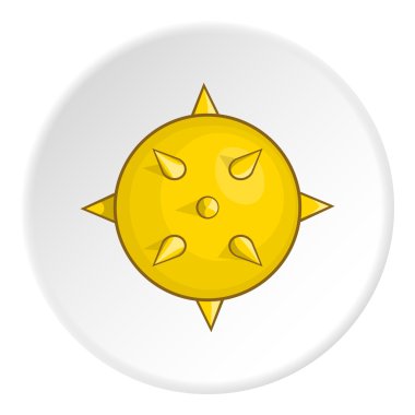 Hücre virüs simgesi çizgi film tarzı