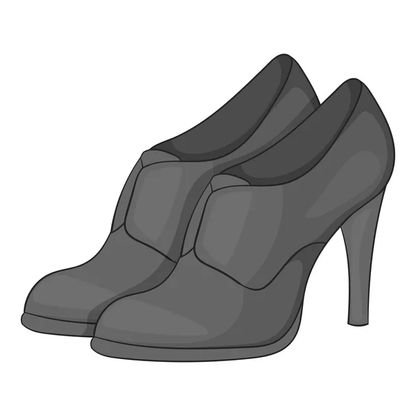 Sapatos femininos no ícone da plataforma — Vetor de Stock