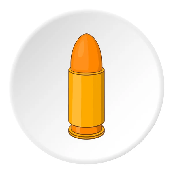 Bullet icon, cartoon style — Stock Vector