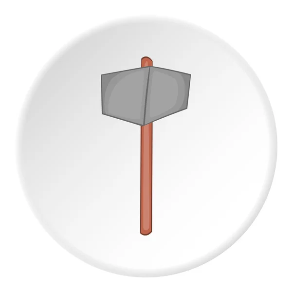 Icône de marteau de traîneau, style dessin animé — Image vectorielle