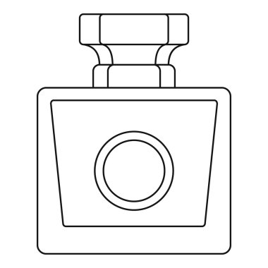 Parfüm şişesi simgesi, taslak biçimi