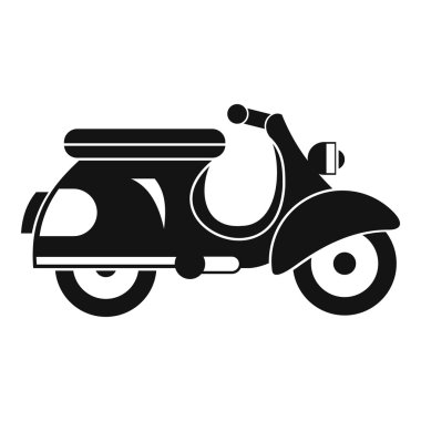 Scooter simgesi, basit tarzı