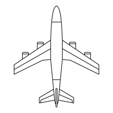 Uçak simgesi, taslak biçimi