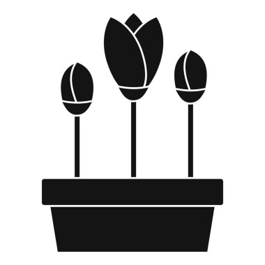 Lale kutusu simgesi, basit tarzı