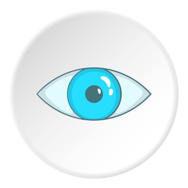 Göz simgesini, düz stil