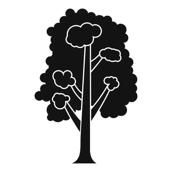 Icono de árbol, estilo simple — Vector de stock