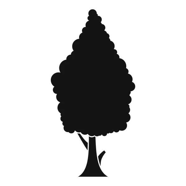 Cypress pictogram, eenvoudige stijl — Stockvector