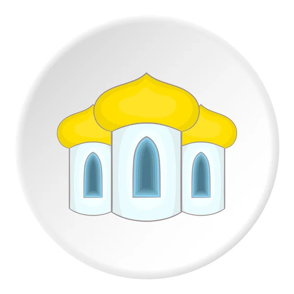 Icona della moschea, stile piatto — Vettoriale Stock