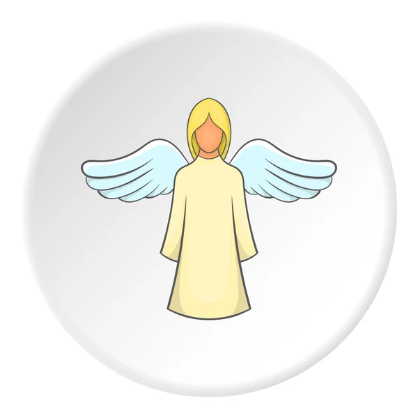 Icono de ángel, estilo plano — Vector de stock