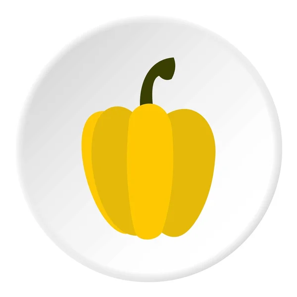 Paprika ikon, lapos stílusú — Stock Vector