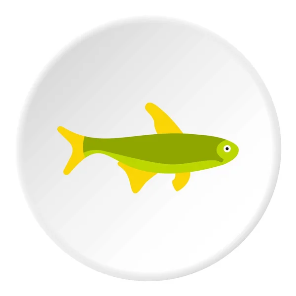 Pstruh ryba ikona, ploché styl — Stockový vektor