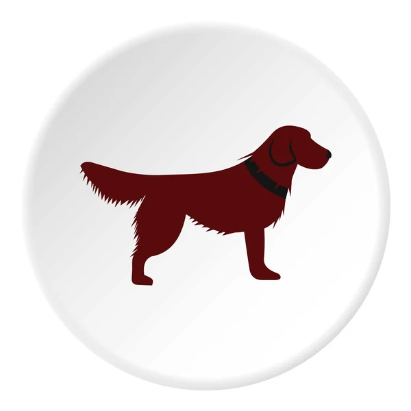 Ícone do cão, estilo plano — Vetor de Stock