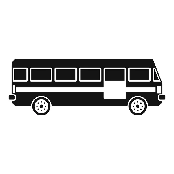 公共汽车图标，简单的样式 — 图库矢量图片