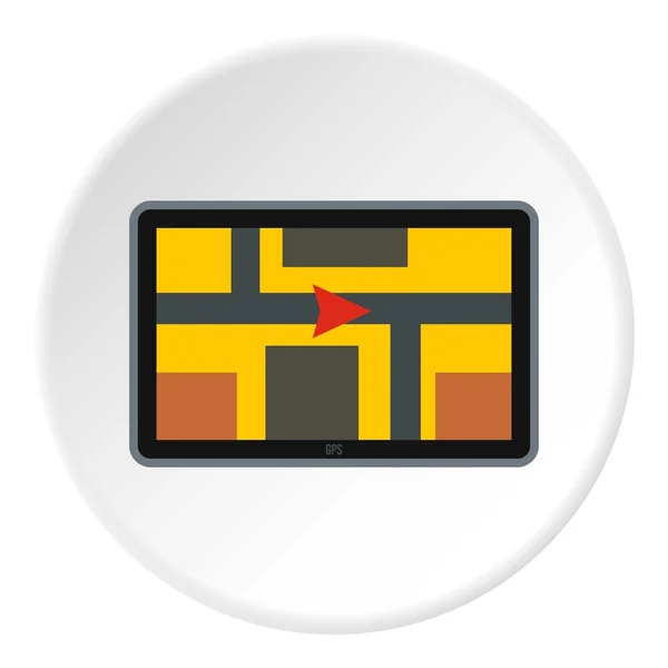 Icono de navegación GPS, estilo plano — Archivo Imágenes Vectoriales