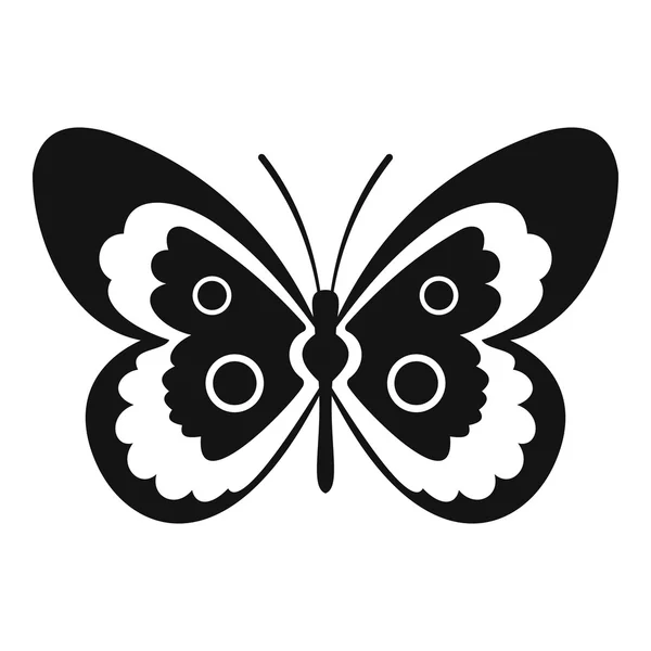 Πεταλούδα εικονίδιο, απλό στυλ — Διανυσματικό Αρχείο