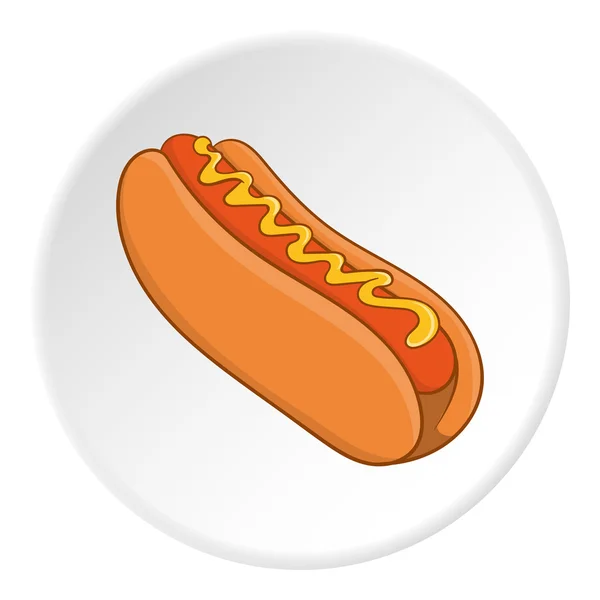 Icône hot dog, style isométrique — Image vectorielle