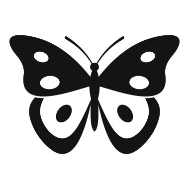 Kelebek pierid simgesi, basit tarzı