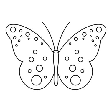 Spot simgesi, anahat stili kelebek