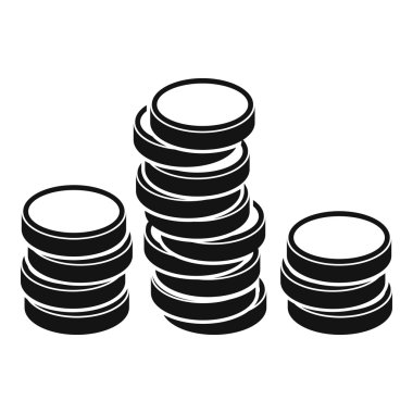 Altın sikke simge, basit tarzı