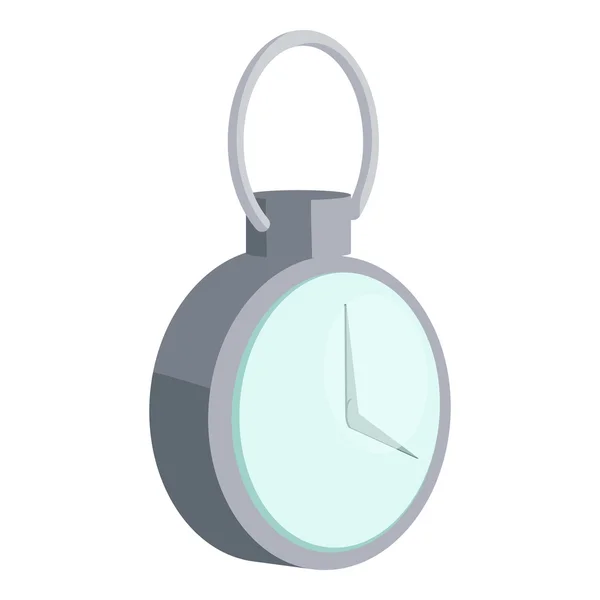 Mechanical pocket watch icon, cartoon style — Stock vektor
