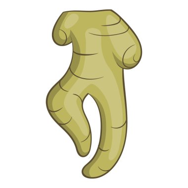 Ginseng kök simgesi, karikatür tarzı