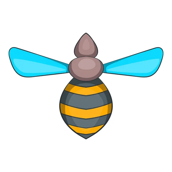 Бджола значок, мультиплікаційний стиль — стоковий вектор